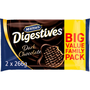 McVitie's Digestives Dark Chocolate Biscuits Twin Pack