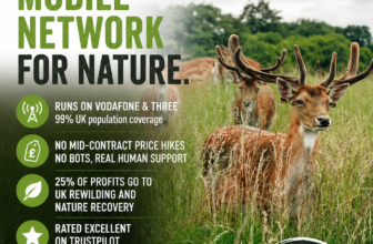 Rewild Mobile is a new UK network running on Vodafone and Three, with no price hikes, real human support, and 25% of profits funding UK nature recovery. Is it worth switching?