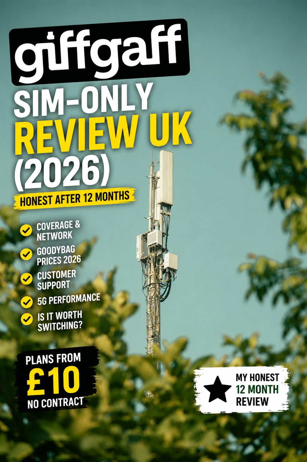 giffgaff SIM-Only Review UK (2026) — Honest After 12 Months