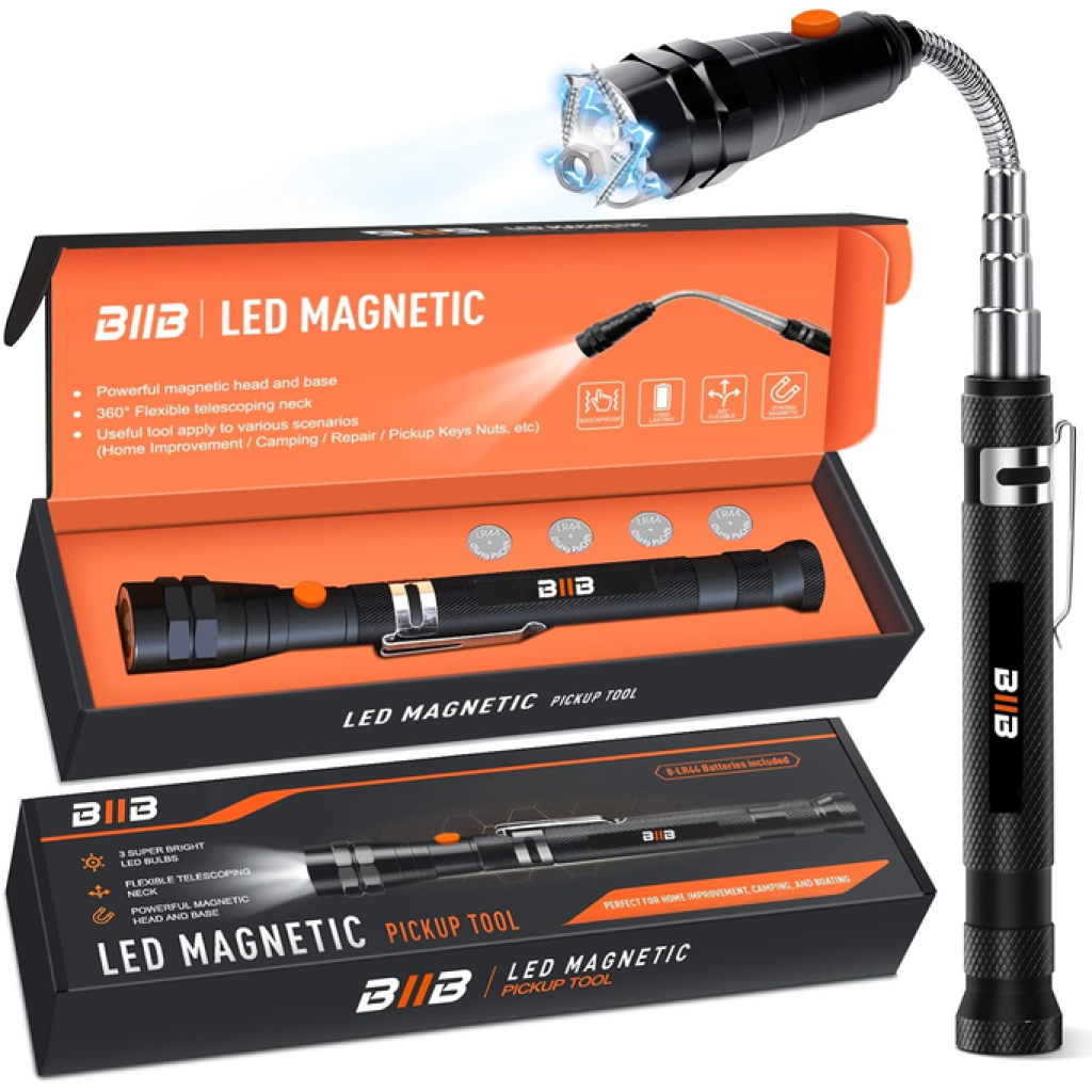 BIIB Gifts for Men, LED Magnetic Tool Gadgets