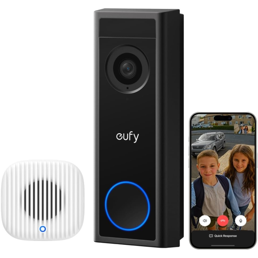 eufy Video Doorbell Camera Wireless C30 with Chime 2