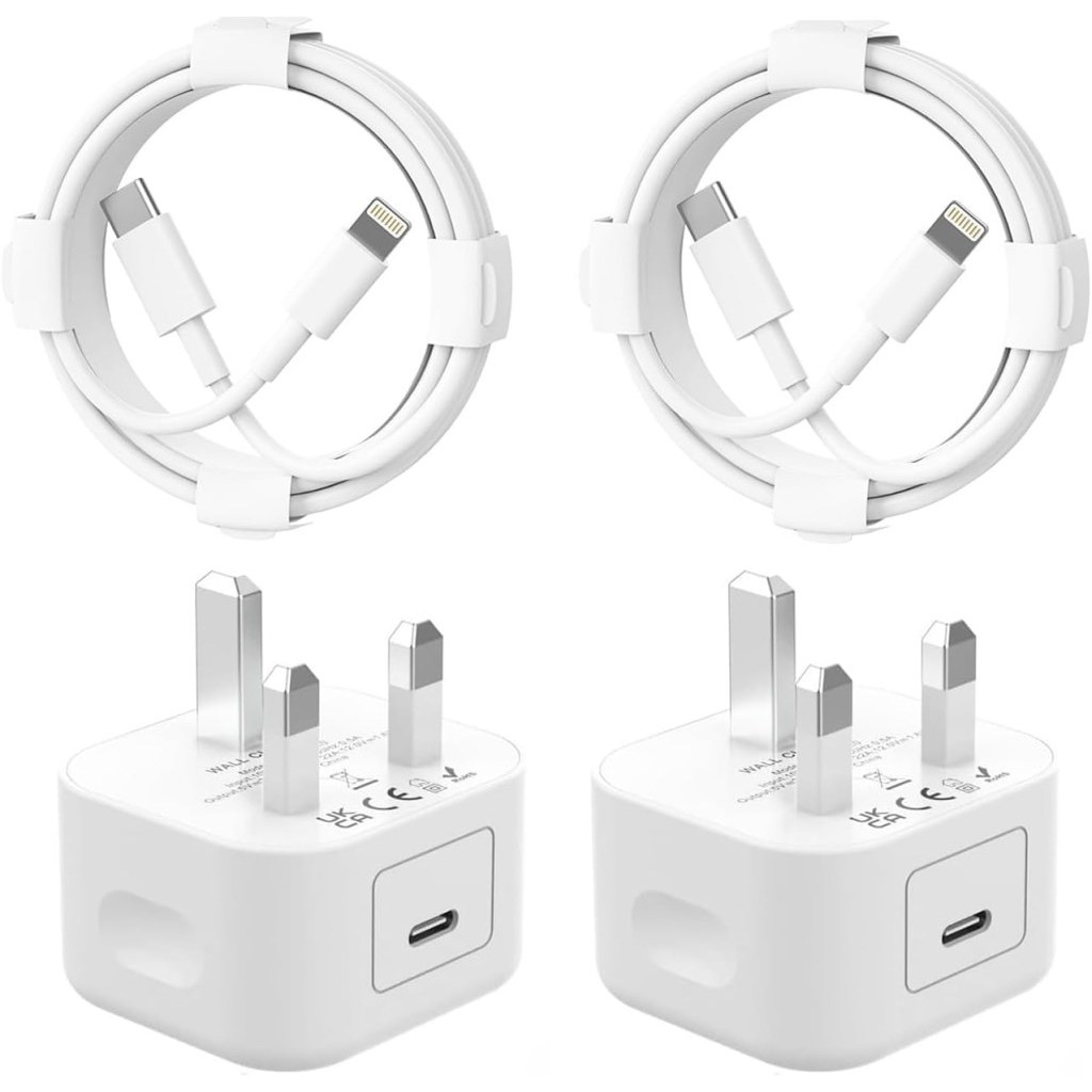 for iPhone USB C Fast Charger Plug and Cable 2 Pack
