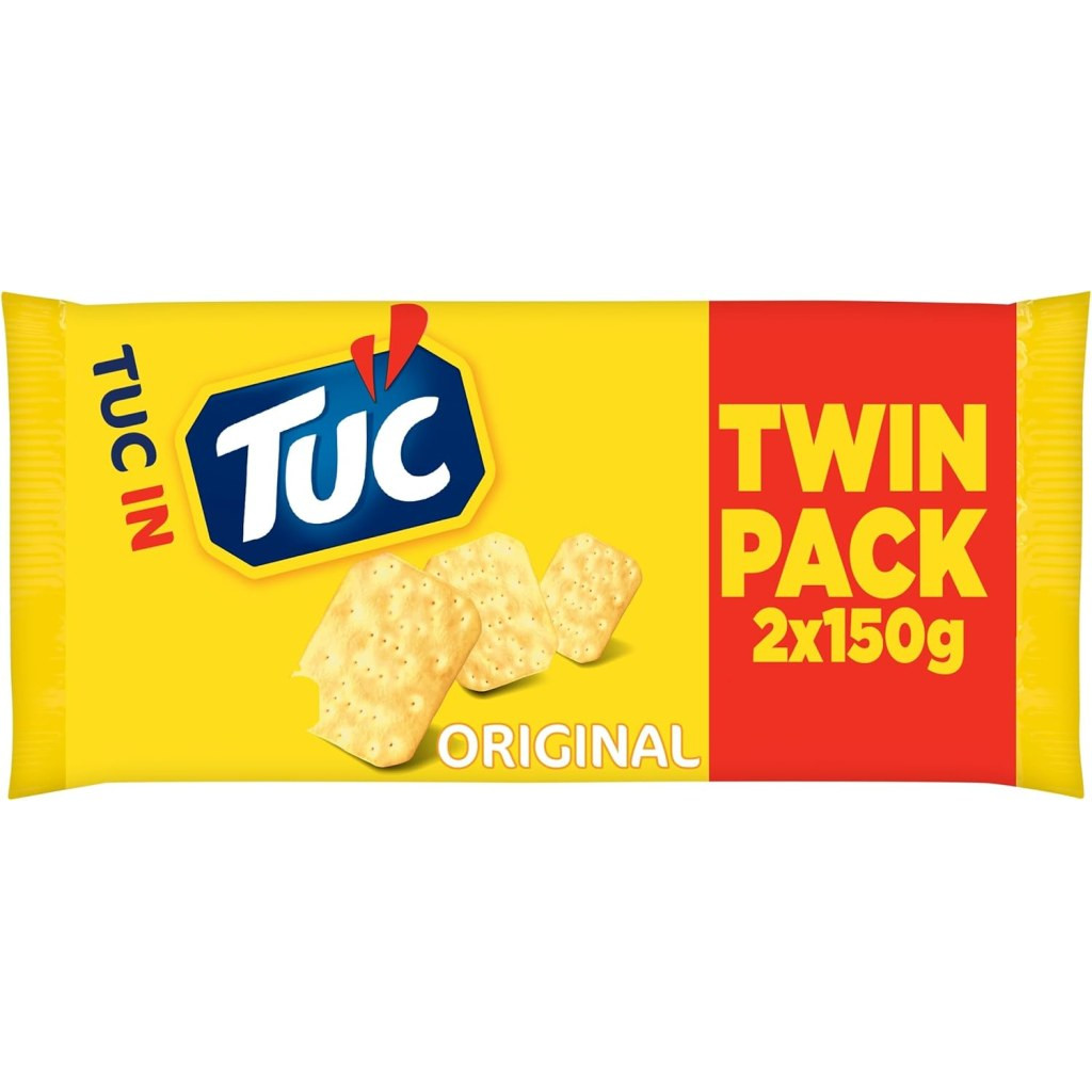 JACOB'S TUC Original Twin Pack, 2 x 150 g (Pack of 6)