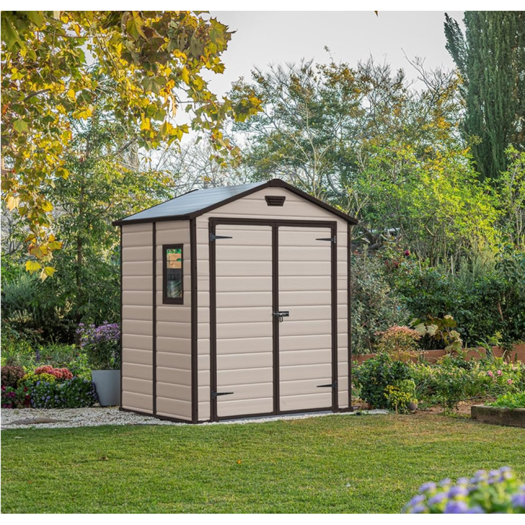 Keter, Manor Apex 6 x 5 ft Outdoor Garden Storage Shed