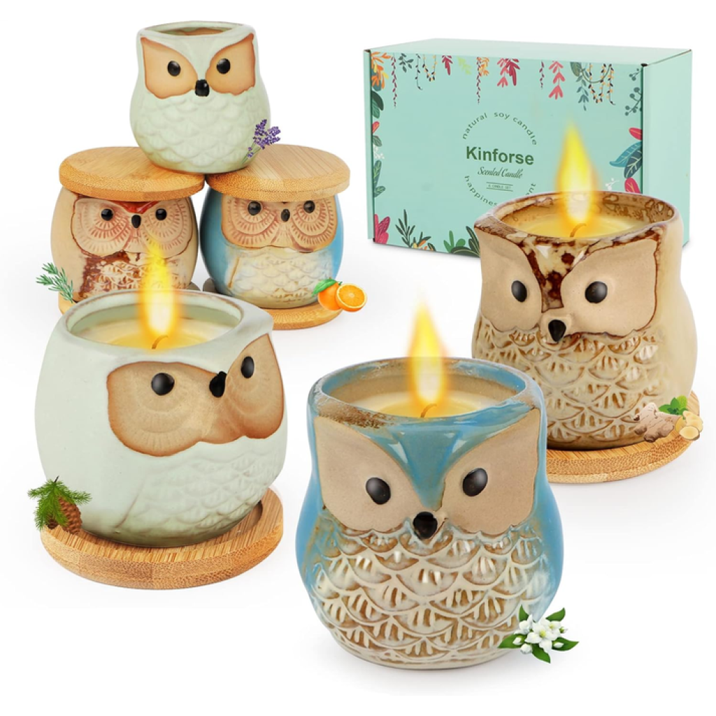 Kinforse Scented Candles Gifts for Women 6 Pack