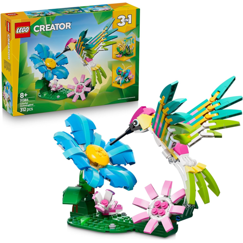LEGO Creator 3in1 Wild Animals: Colourful Hummingbird