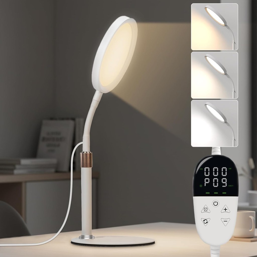 Light Therapy Lamp - 10,000 Lux UV-Free LED Therapy Light