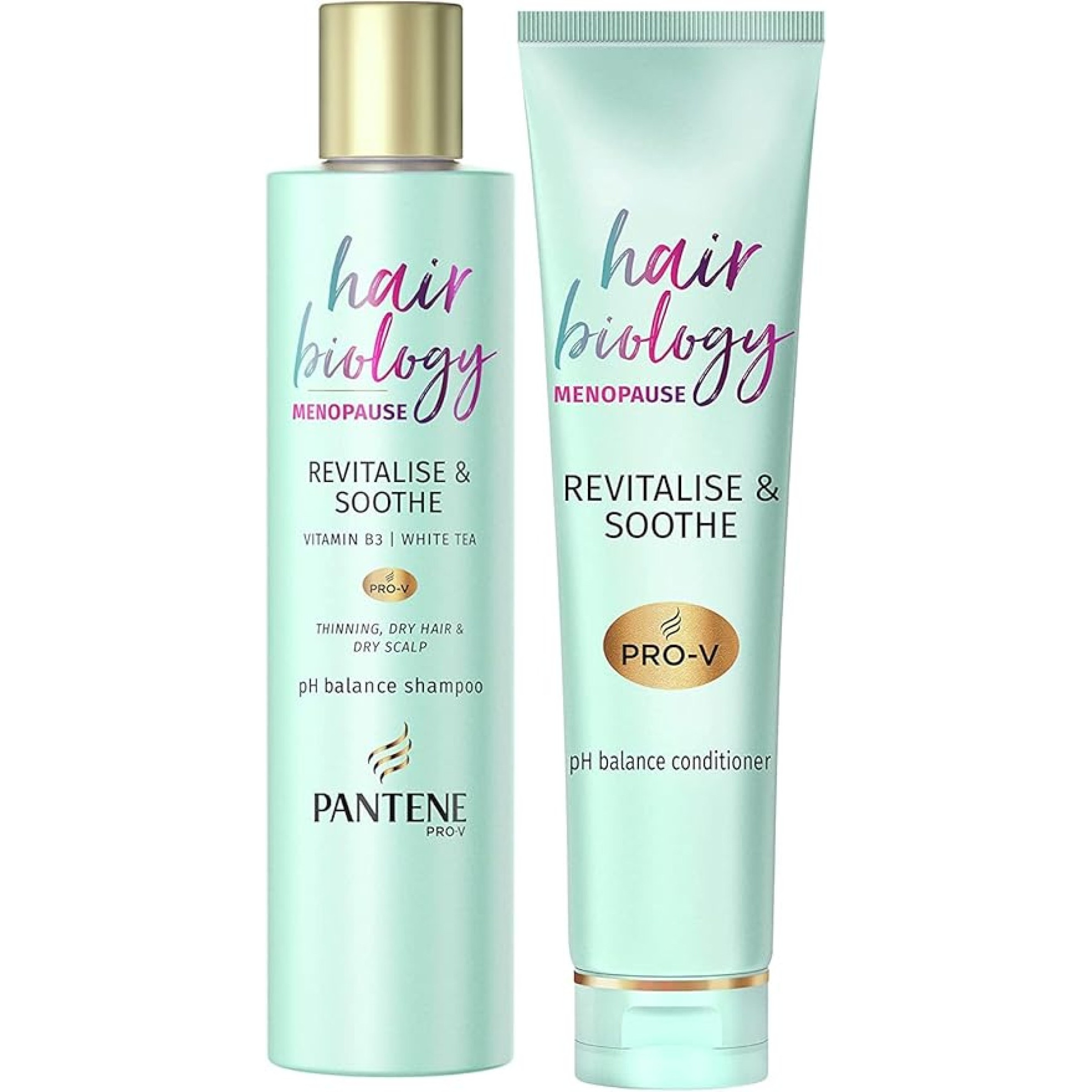 Pantene Menopause Shampoo & Conditioner, Hair Thickening
