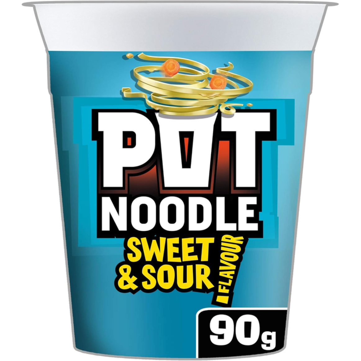 Pot Noodle Sweet & Sour Standard 90 g, Pack of 12