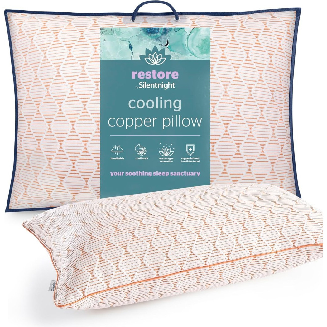Silentnight Restore Cooling Copper Pillow - Temperature