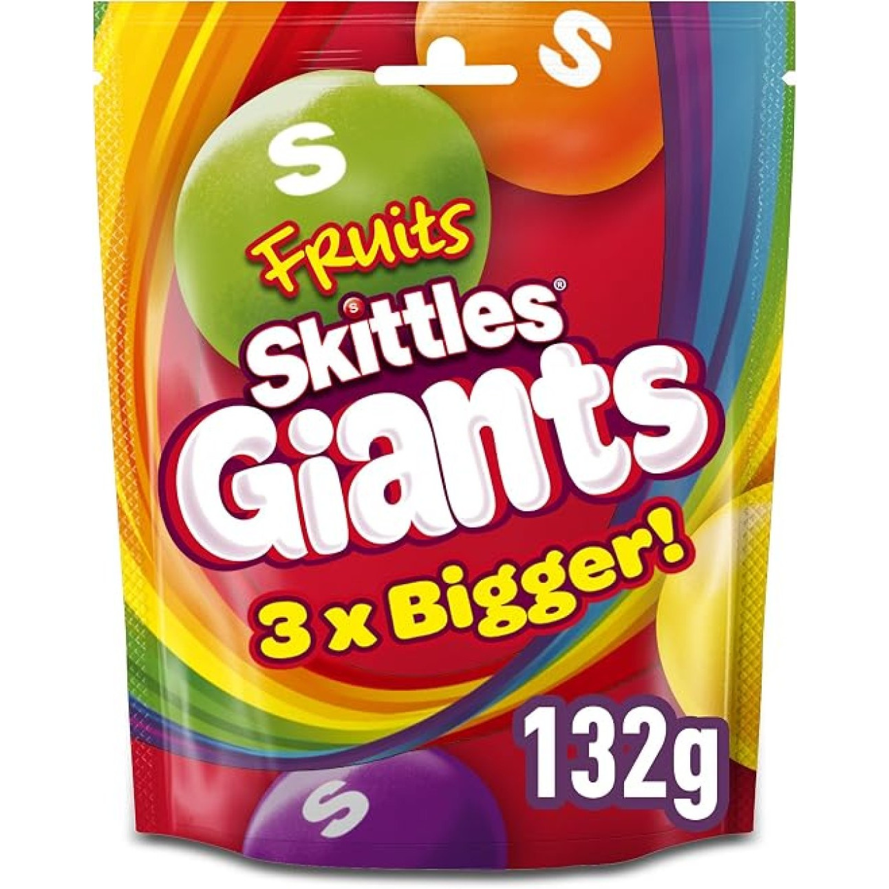 Skittles Giants Fruit Flavoured Chewy Vegan Sweets Sharing