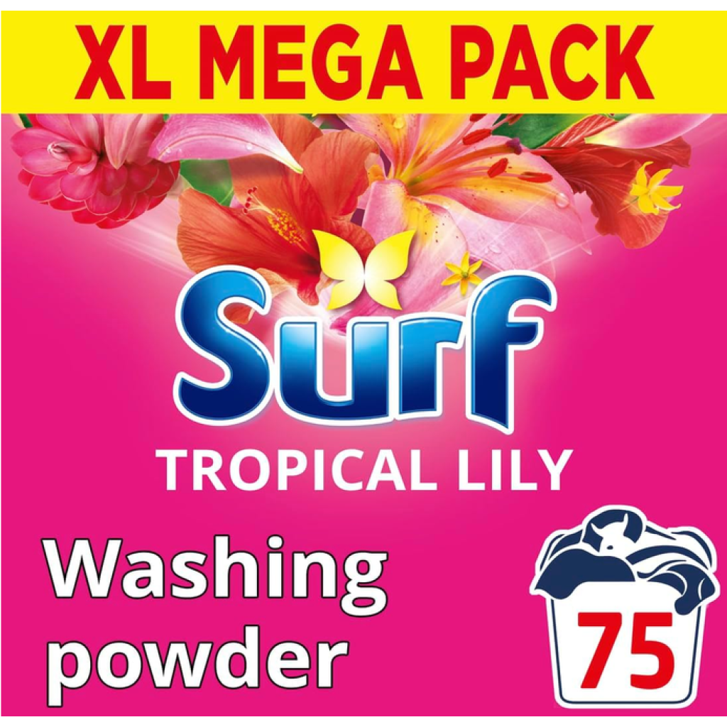 Surf Tropical Lily Washing Powder 75 washes 3.75 kg