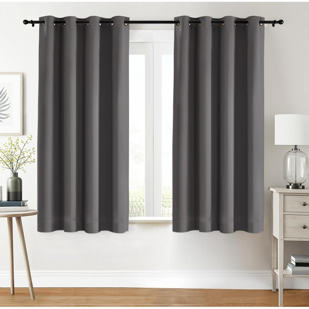 Utopia Bedding Blackout Curtains Grommet Thermal 2 Panels