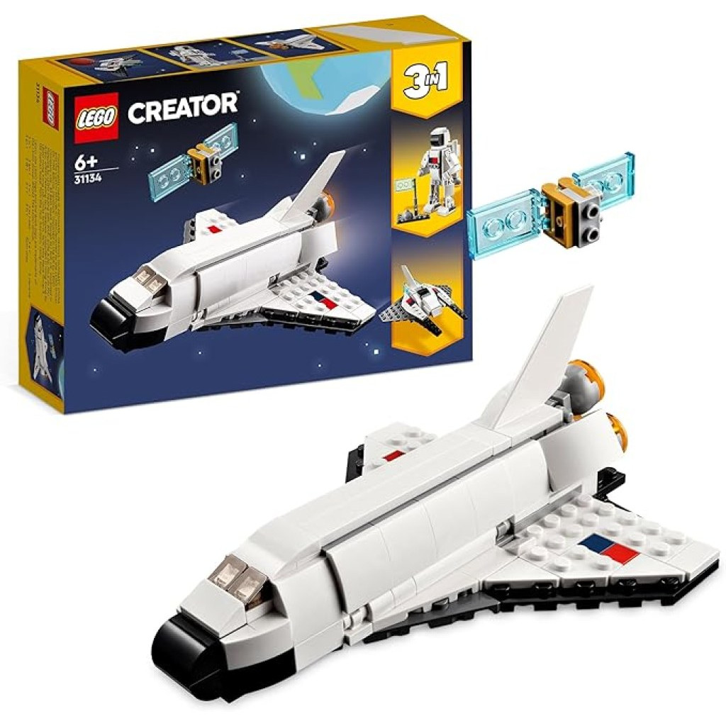 LEGO 31134 Creator 3 in 1 Space Shuttle Toy to Astronaut
