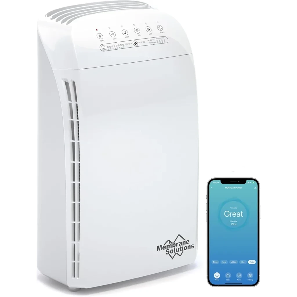 Membrane Solutions MSA3S Air Purifier for Bedroom