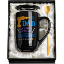 18oz Coffee Ceramic Mug Gifts Set
