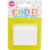 2 For £1.00 Party Striped White Birthday Candles, Pack of 24