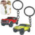 2 Pcs Keychain Compatible with Off Road Vehicle