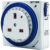 24 Hour Plug-in Segment Timer Switch, Energy Saving Home Sec