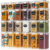24 Pack Airtight Kitchen Food Containers 24 Labels & Marker