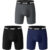 3 Pairs Mens Underwear Boxer Briefs