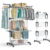 4 Tier Large Clothes Airer with Wings, Retractable