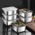 7-Pack Stainless Steel Food Storage Container with Clear Lid