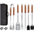 9-in-1 BBQ Tools Set Extra Thick Stainless Steel Grill Set