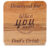 Acacia Wood Coasters for Drinks – Funny Coaster for Dad