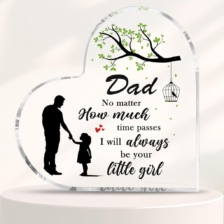 Acrylic Plaque 4×4 Inch Fathers Day Plaques Gift