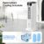 Air Cooler, Portable Air Conditioner with 3 Wind Speeds, LED