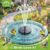 AISITIN Solar Water Fountain, Solar Powered Water Fountain