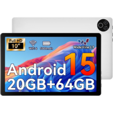 Android 15 Tablet, 10 Inch Tablet, 20GB RAM+64GB ROM