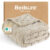 Bedsure Fleece Throw Blanket for Sofa – Soft Cosy Checkered