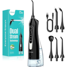 BOGOF – COSLUS Water Dental Flosser for Teeth Cordless