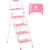 BONTEC 4 Step Ladder with Wide Anti-Slip Pedals