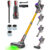 Cordless Vacuum Cleaner, 35KPa 6-in-1