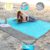 COVACURE Beach Blanket Mat with 3 Zipper Pockets