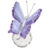 Crystal Flying Butterfly with Ball Base