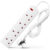DESIRETECH White Electric Extension Lead – 4 Gang, 2 Metre