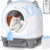 Devoko Self-Cleaning Pet Litter Box with Cute Cat Ears