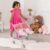 Dolly Tots Twin Stroller | Pink Polka Dot Double Dolls Pram