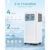 EUHOMY Portable Air Conditioner 7000 BTU