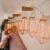 Festive Lights 1.8m Rose Gold Metal Fairy Lights