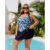 Hanna Nikole Plus Size Skirted One Piece Swimsuit