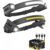 Head Torch Rechargeable,Dual Side XPE Lights,230°Wide Beam