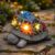 Hoikwo Solar Turtle Garden Ornaments Outdoor with 7 LED
