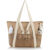 HOMESPON Beach Tote Bag for Women with Zip and Pockets Large