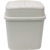 JVL Knit Design Loop Plastic 10 Litre Push Top Bin