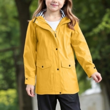 Kids Waterproof Jacket Lightweight Rain Jacket